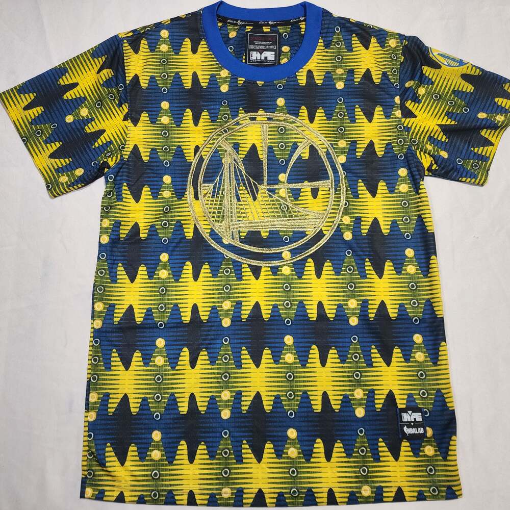 Two Hype x NBALAB Golden State Warriors Kente Performance T-Shirt